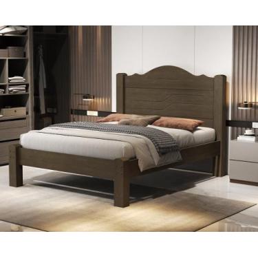 Imagem de Cama Casal Thalia 1400mm Chocolate Vj Móveis - Cambel