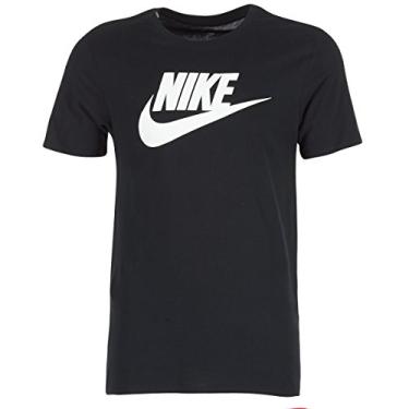Imagem de NIKE Mens Futura Icon T-Shirt Black/White 624314-015 Size Small