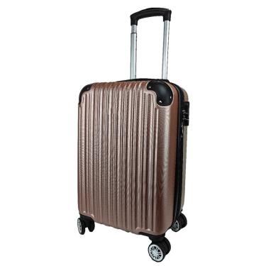 Imagem de Mala De Viagem De Bordo Pequena rodas 360° Abs Rígida Com 2 Zipers