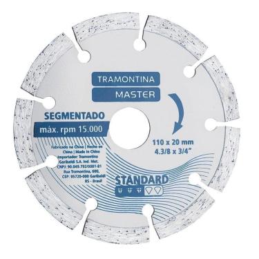 Imagem de Disco De Corte Diamantado Segmentado 4.3/8" Tramontina Standard Tramontina