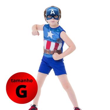 Imagem de Fantasia Infantil POP Capitão America Marvel Avengers G