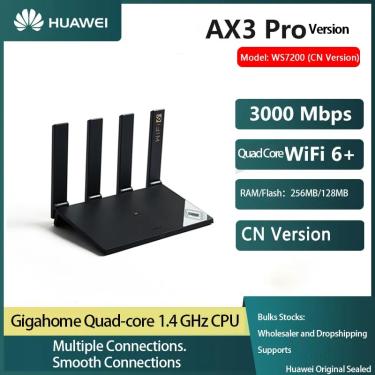 Imagem de Huawei-roteador sem fio ax3 pro  wi-fi  6  3000mbps  quad-core  repetidor  roteador para casa