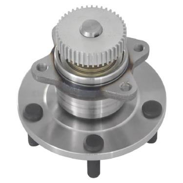 Imagem de BRTEC Conjunto de rolamento e cubo de roda traseira 512136 para Dodge Avenger 1995-00/Stratus 01-05, para Chrysler Sebring 96-05 para Mitsubishi Eclipse 95-04/Galant 96-05