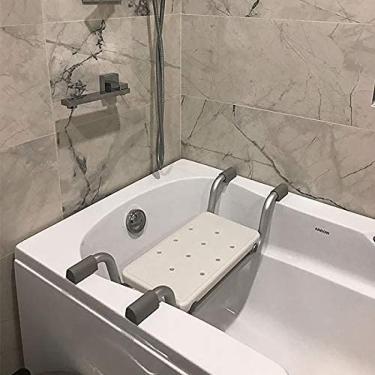 Imagem de Assento de banheira, placa de assento para banheira, antiderrapante, banco de banho, cadeira de chuveiro, cadeira de banho, banheiro exposto ajustável, banco para idosos, cadeira de chuveiro