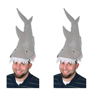 Imagem de Beistle Boné tubarão de pelúcia S60237AZ2, multicolorido