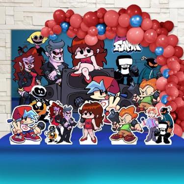 Imagem de Kit Decoração Festa de Aniversário Infantil Friday Night Funkin'