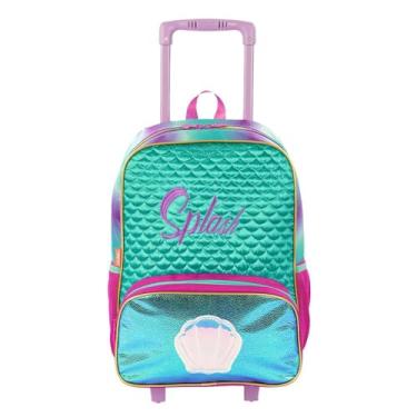 Imagem de Mochila Escolar, Infantil, com Rodinha, Mermaid, G, Colorida, 48 cm - Sestini