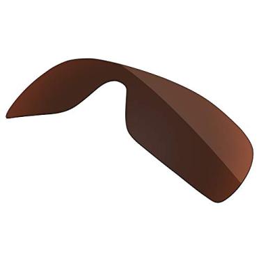 Imagem de Firtox Lentes polarizadas de substituição compatíveis com óculos de sol Oakley Turbine Rotor OO9307 - Vermont Brown