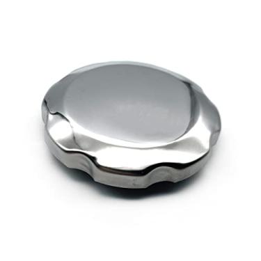 Imagem de Zoucsj Tampa do tanque de combustível cromada do motor 17620-ZH7-013 compatível com Honda 4HP - motor 13HP GX120 GX160 GX200 GX240 GX270 GX340 GX390 substitui 17620-ZH7-013 17620-ZH7-023