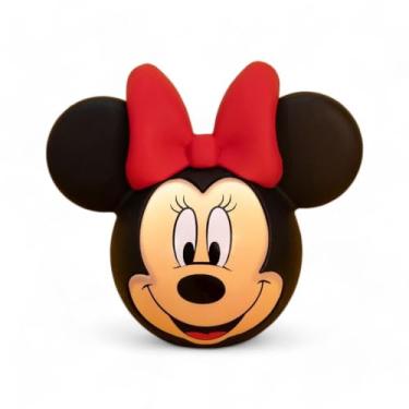 Imagem de Luminária Minnie Cartoon, Polietileno, Bivolt, Lâmpada LED ou Fluorescente até 15W (Não Inclusa), 32x28x17cm, 0,7kg