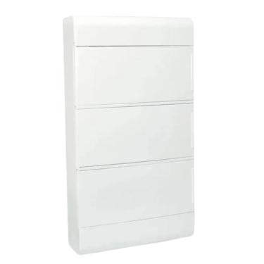 Imagem de Quadro Ouro Box Embutir Porta Opaca - Steck | 36 Disjuntores SCE36PO