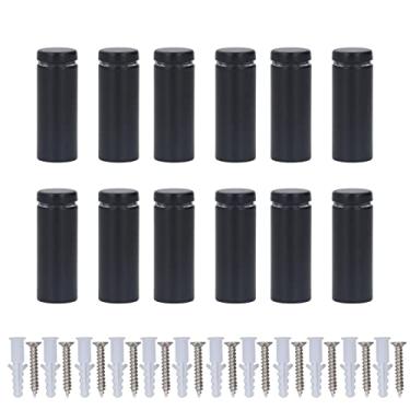 Imagem de 12 Pcs Parafuso Impasse de Aço Inoxidável 19x50mm Kit de Fixador de Publicidade para Montagem Em Parede Kit de Suporte de Vidro Parafuso Impasse Unhas Publicidade Unhas Parafusos