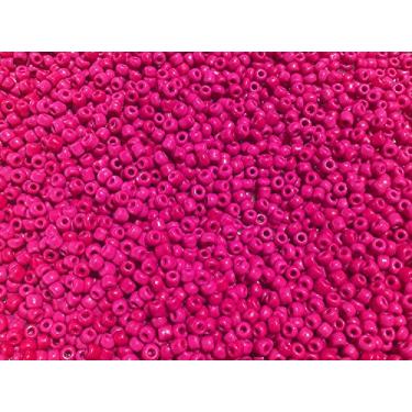 Imagem de Tamanho das contas de sementes: 11/0 50 g (opaco magenta)