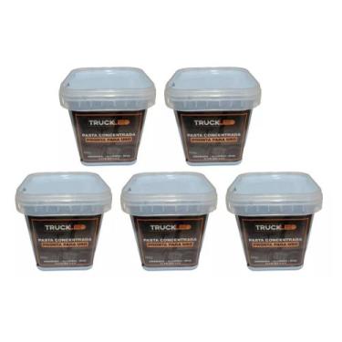 Imagem de 5 Massa Pasta Polimento Alumínio Inox Tanque Roda Bau Caminhão - TOP-A