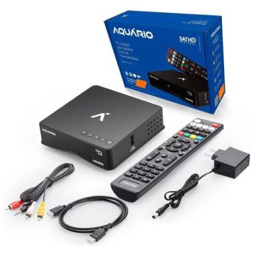 Imagem de Receptor TV Via Satélite Satbox Parabólica DTH-9000 Aquário