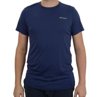 Imagem de Camiseta Masculina Columbia MC Neblina Marinho - 3204, GG