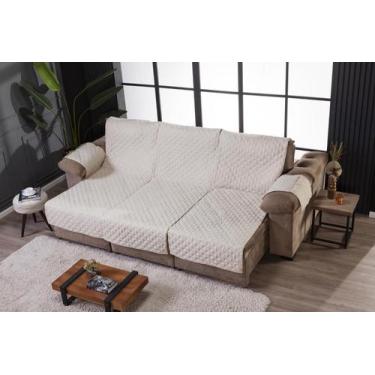 Imagem de Protetor Para Sofá Retrátil e Reclinável de 3 Módulos 2,40 Metros Com 