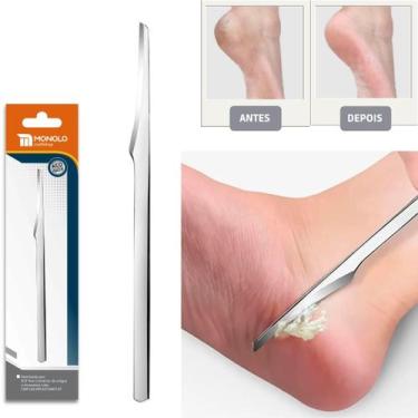 Imagem de Spa Pés Espátula Bisturi Raspador goiva Calosidade elimina Pele Morta 