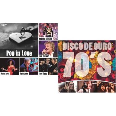 Imagem de CD Pop In Love Volume 2 + CD Disco de Ouro 70s - TOP DISC