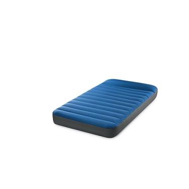 Imagem de Intex 60411E TruAire Luxury Camping Colchão: Fiber-Tech – Laminado resistente a perfurações – Bomba de ar USB QuickFill – Capacidade de peso de 136 kg – Tamanho duplo