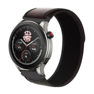 Imagem de Pulseira de Nylon Nova para GTR 4 A2166 /GTR 3 /GTR 2 /GTR 47mm - Pret