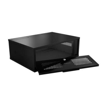 Imagem de Mini Rack 03ux19px370mm Montado Mrm 337 Preto Intelbras Sts