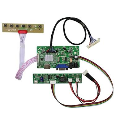 Imagem de FanyiTek Placa controladora VGA LCD para tela LCD EDP de 21,5 polegadas LM215WF3 SDA1 1920x1080 30 pinos