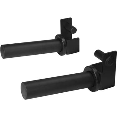 Imagem de Yes4All Suporte de placa de peso olímpico para suporte de prateleira elétrica (2 x 2 Power Rack) – serve para placas de peso olímpico de 5 cm