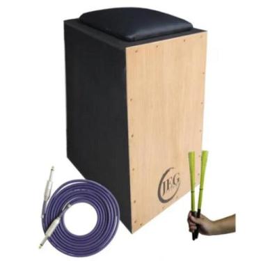 Imagem de Cajon JEG Elétrico + Cabo 4mts + 2 Vassourinha, Logo