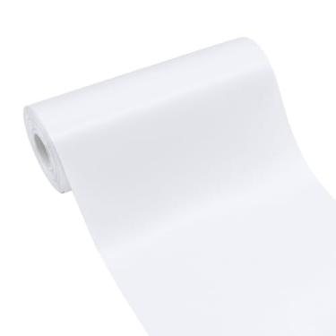 Imagem de Simplegoal Fita de cetim branca 20 cm 25 jardas tecido grande fita de seda para embrulho de presente kit de cerimônia de corte grande abertura cadeira faixa mesa cabelo carro laços costura artesanato