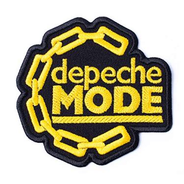 Imagem de Remendo DM Iron-On, Corrente, Synth-Pop, New Wave, Dance, Eletrônico, Banda de Rock Alternativa, Bordado (9 cm x 9 cm)