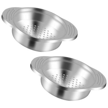Imagem de 2 peças de coador de lata de atum de metal - Escorredor de prensa de aço inoxidável de grau alimentício para peixe enlatado, feijão, legumes (2)