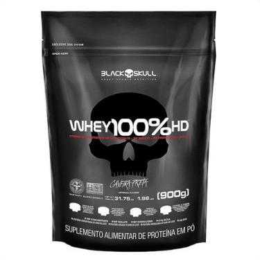 Imagem de Whey 100% Black Skull HD Refil - 900g, 900G, Chocolate