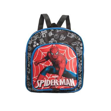 Imagem de Mochila Escolar Pequena Homem Aranha Costas Lancheira+Estojo - TOYS 2U