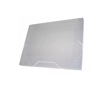 Imagem de Pasta Com Elástico Ofício Transparente Acp Fina Com 100 Uni.