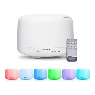 Imagem de Aromatizador Difusor De Ar Ultrassônico 7 Cores 500ml Oferta - oem, Br