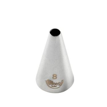 Imagem de Bicos Para Confeitar - Perlê - Aço Inox - Nº8  - 1 unidade - Cromus Li