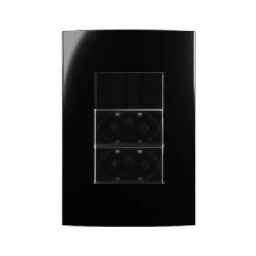 Imagem de Conjunto Margirius 4x2 2 Tomada 20A + 1 Interruptor Simples Sleek, Ebo