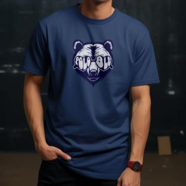 Imagem de Camiseta Masculina Casual Polo Blu Estilosa em Algodão do P ao G1, Azu