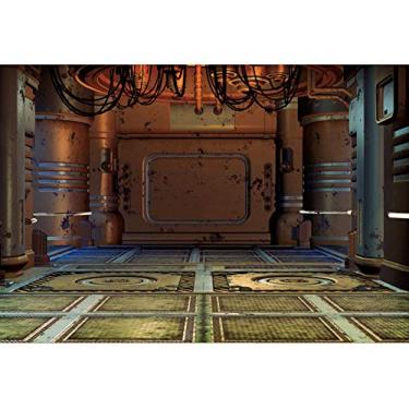 Imagem de Leyiyi 2,4 x 1,8 m, espaço de fundo interior, espaço armazém, ficção científica, fotografia, fundo, estação espacial, corredor, crianças, retrato artístico, sessão de fotos, adereços para cabine de