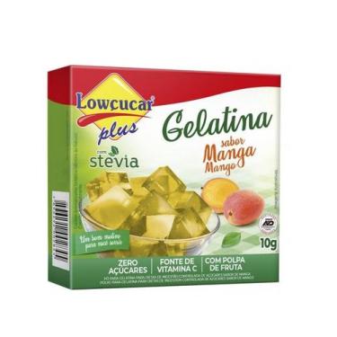 Imagem de Gelatina Stevia Lowçucar Plus Manga 10g