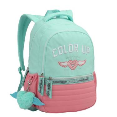 Imagem de Mochila Escolar Feminina ColorUp Para Notebook - Seanite, Verde