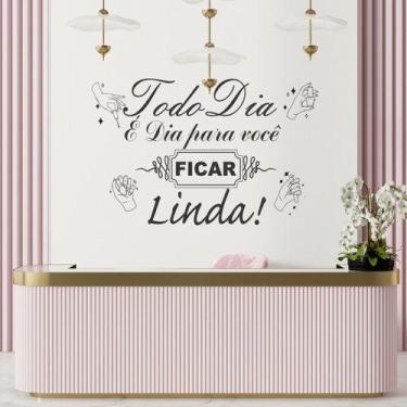 Imagem de Adesivo De Parede Decorativo Frase Todo Dia é Dia - Manicure - DEKAL D