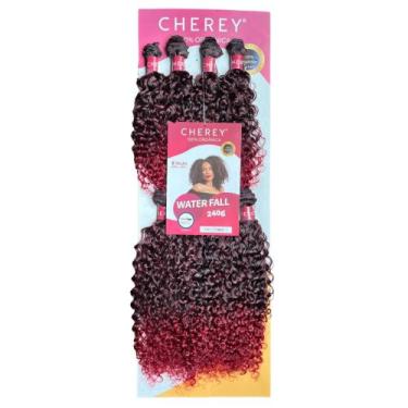 Imagem de Cabelo Afro Curto Walter Fall Fibra Organica Cherey 240g 8 Telas, 1B/B