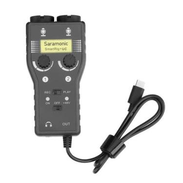 Imagem de Interface de captação para microfone e guitarra cabo usb c - SARAMONIC