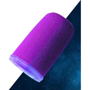 Imagem de RhymKawa Filtro Pop SM7b para Shuer SM7B, SM7dB, MV7, MV7X Para-brisas de Espuma com Vedação de Retenção - Substituição Colorida RK345 (Violeta Brilhante)