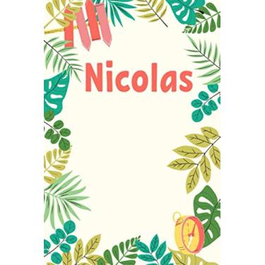Imagem de Nicolas: Composition Notebook Gift, Nicolas name gifts, Personalized Journal Gift for Nicolas, Gift Idea for Nicolas, 120 Pages