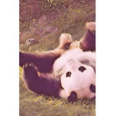 Imagem de Silly Panda - Lined Journal Notebook - 6x9-160 Pages