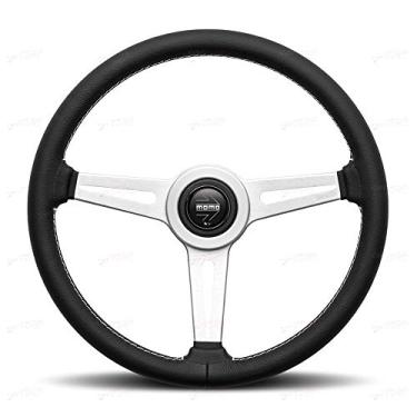 Imagem de Volante Momo RET36BK2S (couro retrô), 1 pacote