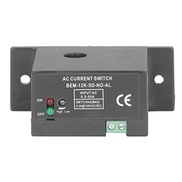 Imagem de Relé de Detecção de Corrente 0,5 Chave de Corrente CA, Chave de Detecção CA para 50A Relé de Monitoramento de Sensor de Amplificador Normalmente Aberto Monitoramento de Corrente